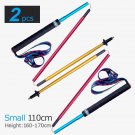 2pcs New E4201 110CM_2pcs AONIJIE Z-Pole Folding Ultralight Quick Lock Trekking Poles Hiking Pole  R