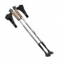 2PCS Black_2PCS Nordic Walking Poles Trek Pole Telescopic Alpenstock 7075 Aluminum Alloy Shooting Cr