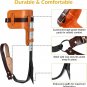 Climbing Spikes, Adjustable Tree Climbing Gear with Climbing Belt, Steel Wire Core Flip Line and Hun