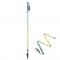 E2-2P 120CM_2PCS Carbon Fiber Five Section Folding Hiking Stick Ultra Lightweight Portable Hiking St