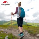 Slivery-1 pole_Naturehike 2 Pcs Trekking Poles ST09 Folding Hiking Stick Ultralight Collapsible Hiki