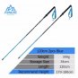 Dark Khaki_2PCS AONIJIE E4201 Lightweight Folding Collapsible Quick Lock Trekking Pole Hiking Pole T