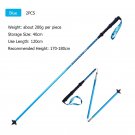 E4202 2Pcs 120CMBlue_2PCS AONIJIE E4201 Lightweight Folding Collapsible Quick Lock Trekking Pole Hik