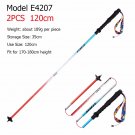 E4207 2Pcs 120CM_2PCS AONIJIE E4201 Lightweight Folding Collapsible Quick Lock Trekking Pole Hiking 