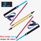 Rainbow 2 Pcs 130CM_2PCS AONIJIE E4201 Lightweight Folding Collapsible Quick Lock Trekking Pole Hiki Rainbow 2 Pcs 130CM_2PCS AONIJIE E4201 Lightweight Folding Collapsible Quick Lock Trekking Pole Hiki