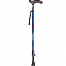 blue_Pioneer Ergonomic T-Grip Hand Crutch, Walking Stick, Carbon Fiber, Ultra-light Trekking Pole, H blue_Pioneer Ergonomic T-Grip Hand Crutch, Walking Stick, Carbon Fiber, Ultra-light Trekking Pole, H
