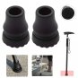 2 PCS 16mm_10-2PCS 16-22mm Rubber Trekking Pole Cap Non-Slip Walking Stick Crutch Cane Bottom Pads C