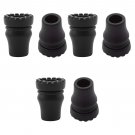6 PCS 20mm_10-2PCS 16-22mm Rubber Trekking Pole Cap Non-Slip Walking Stick Crutch Cane Bottom Pads C
