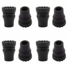 8 PCS 20mm_10-2PCS 16-22mm Rubber Trekking Pole Cap Non-Slip Walking Stick Crutch Cane Bottom Pads C