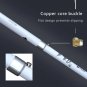 Blue_2pcs Walking Stick Folding 5 sections Trekking Poles (2 Carbon Fiber +3 Aluminium alloy) Mounta