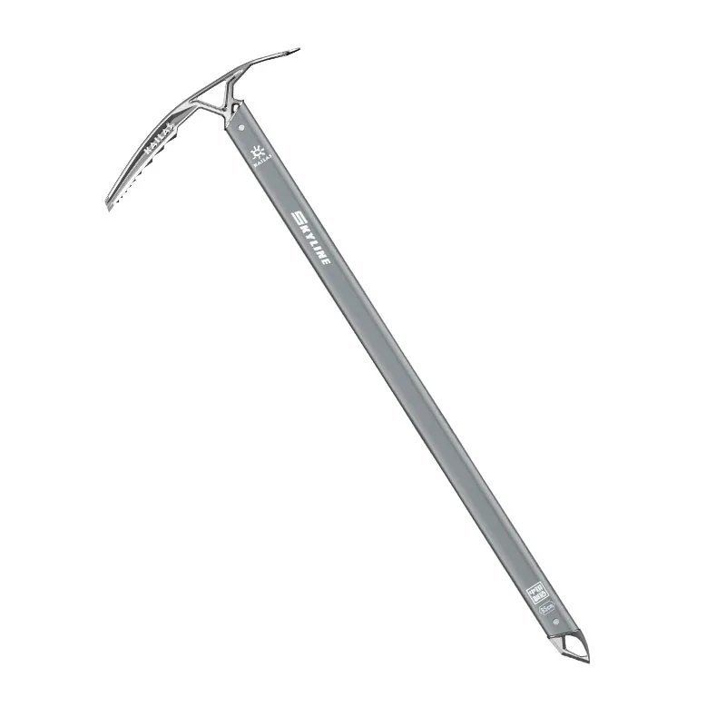 Gray_KAILAS 70cm Mountaineering Ice Axe Hammer Equipment for Outdoor Hiking Ice Climbing Snow Mounta