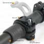 C1A1- 2 Stick_3F UL GEAR ultralight Hiking 135cm Carbon Fiberr/Aluminum Stick Walking Stick Length A