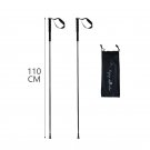 black 110cm 1 pair_115g Ultra Light Trekking Poles Folding Hiking Stick Collapsible Hiking Poles Tre