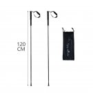black 120cm 1 pair_115g Ultra Light Trekking Poles Folding Hiking Stick Collapsible Hiking Poles Tre