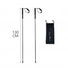 black 130cm 1 pair_115g Ultra Light Trekking Poles Folding Hiking Stick Collapsible Hiking Poles Tre