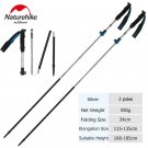 Silver - 2 poles_Naturehike Trekking Poles Nordic Walking Poles Aluminum Trekking Sticks Foldable Hi