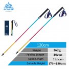 E4201  2 pcs  120cm2_AONIJIE E4201 M-Pole Folding Ultralight Quick Lock Trekking Poles Hiking Pole R