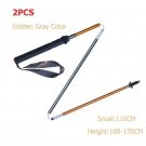 E4201 110cm golden_AONIJIE E4204 Lightweight Folding Trekking Poles Carbon Fiber Walking Stick Draws