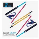E4201 120 rainbow_AONIJIE E4204 Lightweight Folding Trekking Poles Carbon Fiber Walking Stick Drawst