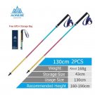 E4201 130 rainbow_AONIJIE E4204 Lightweight Folding Trekking Poles Carbon Fiber Walking Stick Drawst