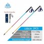 E4201 130 rainbow_AONIJIE E4204 Lightweight Folding Trekking Poles Carbon Fiber Walking Stick Drawst