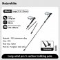 Black Large 1 pc_Naturehike Walking Stick Ultralight Foldable 5-section Carbon Aluminium Alloy Hikin