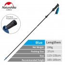 1pc blue 115-135cm_Naturehike EXT Carbon Trekking Pole Ultralight Folding Adjustable Walking Hiking 