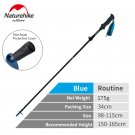 1pc blue 98-115cm_Naturehike EXT Carbon Trekking Pole Ultralight Folding Adjustable Walking Hiking N