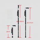106cm_Adjustable Handle 39-106cm Retractable Stick Trekking Pole Titanium Aluminum Alloy Extendable 