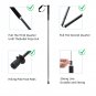 Black 2pcs 120cm_Ultra Light Weight Trekking Poles Foldable Hiking Sticks Carbon Fiber Hiking Poles