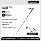 Gray-56-120cm-1pc_Naturehike Folding Trekking Pole Foldable Walking Stick for Walk Climbing Retracta
