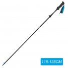 Blue 115-135cm_Naturehike Ultralight 5-sections Foldable Adjustable Trekking Poles Carbon Fiber Walk