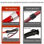 Red long style_Trekking Pole Folding Aluminum Alloy Ultra Light Ultra Short Telescopic Cane Outdoor
