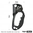 Right Black_Outdoor Rock Climbing SRT Hand Ascender Device Mountaineer Handle Ascender Left Hand Rig