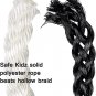 Cargo Climbing Net, 100% Polyester Rope Ladder, 108" L x 70" W + Drill Bit & Instructions