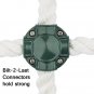 Cargo Climbing Net, 100% Polyester Rope Ladder, 108" L x 70" W + Drill Bit & Instructions