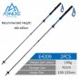 2pcs E4209_AONIJIE E4201 Lightweight Folding Collapsible Quick Lock Trekking Pole Hiking Pole Trail
