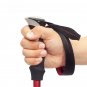 Red-95-110cm_5 Section Outdoor Fold Trekking Pole Camping Portable Walking Hiking Stick for Nordic E