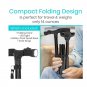 Magic Cane 01_Folding Walking Cane With LED Light Adjustable Lightweight Collapsible Anti-Slip Walki