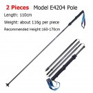 E4204 110cm_2pcs  AONIJIE All Types of Hiking Trekking Pole Ourdoor Camping Walking Sticks Summarizi