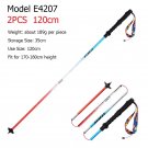 E4207 120cm blue_2pcs  AONIJIE All Types of Hiking Trekking Pole Ourdoor Camping Walking Sticks Summ