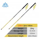 E4210 yellow110cm_2pcs  AONIJIE All Types of Hiking Trekking Pole Ourdoor Camping Walking Sticks Sum