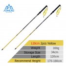 E4210 yellow120cm_2pcs  AONIJIE All Types of Hiking Trekking Pole Ourdoor Camping Walking Sticks Sum