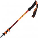 1pcs red_Pioneer 1 Pcs Carbon Fiber Walking Sticks Ultralight Adjustable Trekking Poles Hiking Cane 