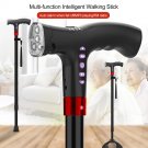 Elderly Adjustable L-ED Walking Cane FM Radio MP3 Smart Safety Fall Alarm Walking Stick Trusty Stick Elderly Adjustable L-ED Walking Cane FM Radio MP3 Smart Safety Fall Alarm Walking Stick Trusty Stick