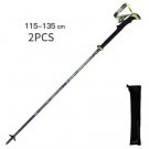 2 piece black L_Pioneer 100% Carbon Fiber Folding Trekking Pole Ultralight Collapsible Trail Running 2 piece black L_Pioneer 100% Carbon Fiber Folding Trekking Pole Ultralight Collapsible Trail Running