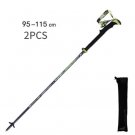 2 piece black S_Pioneer 100% Carbon Fiber Folding Trekking Pole Ultralight Collapsible Trail Running 2 piece black S_Pioneer 100% Carbon Fiber Folding Trekking Pole Ultralight Collapsible Trail Running
