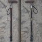BLACK_Pioneer Aluminum Quick Lock Stick Ultralight Anti-Slip Walking Stick Cane For Elderly 1 Piece
