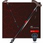 BLACK_Pioneer Aluminum Quick Lock Stick Ultralight Anti-Slip Walking Stick Cane For Elderly 1 Piece