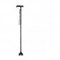 black_Multifunction Trekking Poles T-handle Walking Sticks for Old Man Women Ultralight Trekking Pol